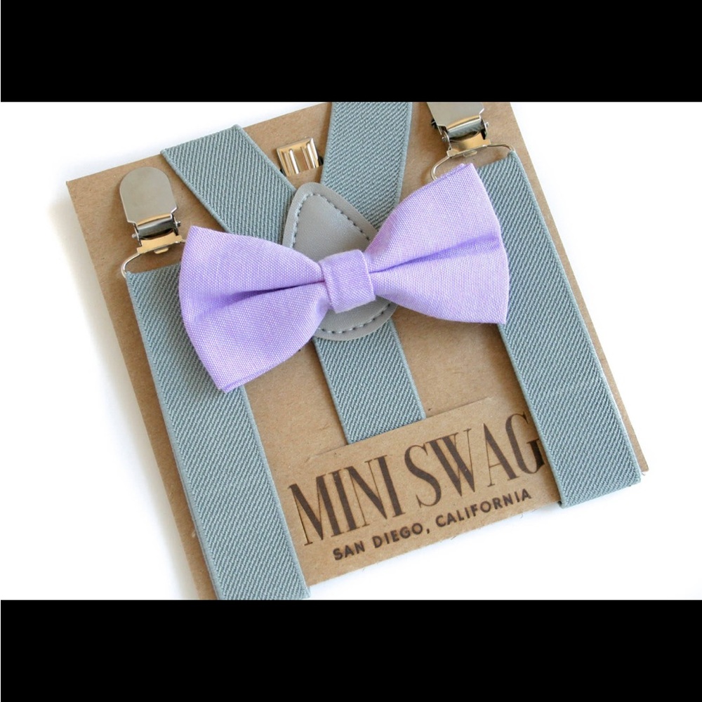 EUC!  Youth suspenders and bow tie set